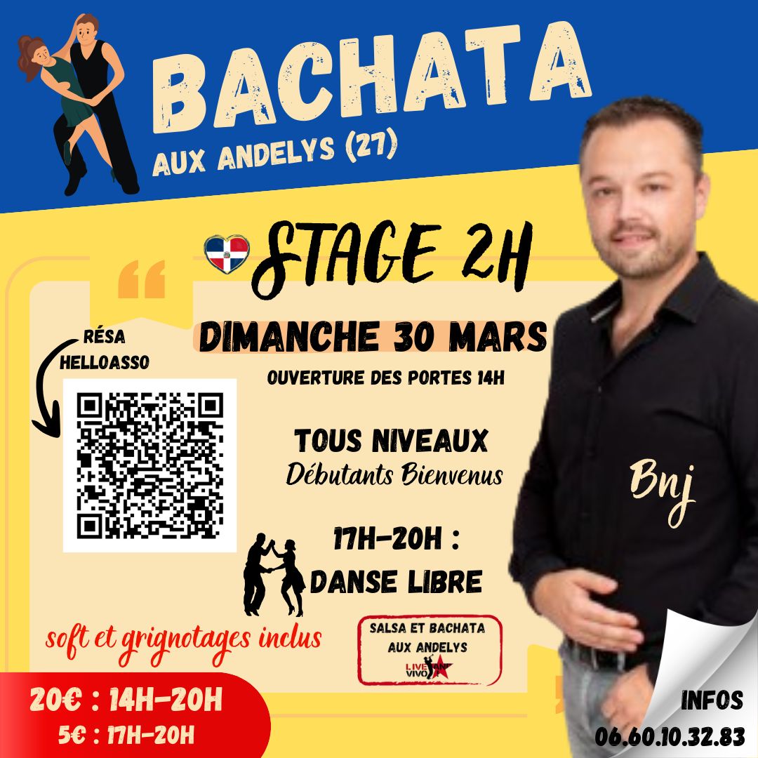 🇩🇴 STAGE BACHATA 🔥 BNJ AUX ANDELYS 🇩🇴👌💯