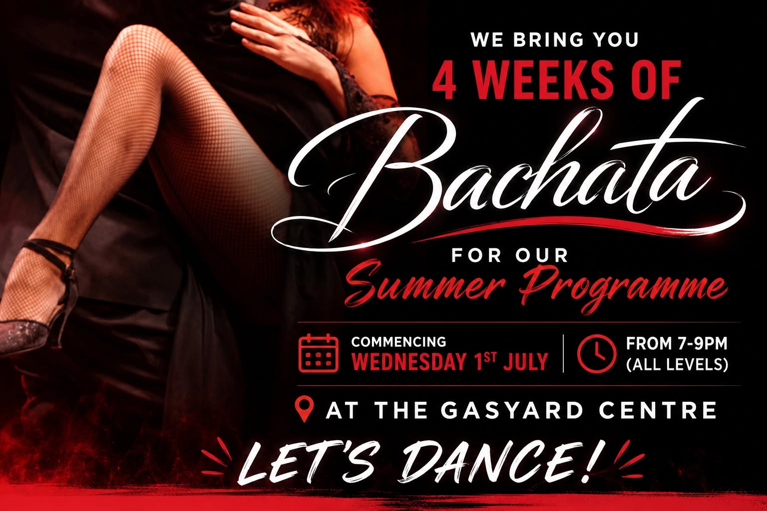 4 WEEK BACHATA COURSE FOR ALL