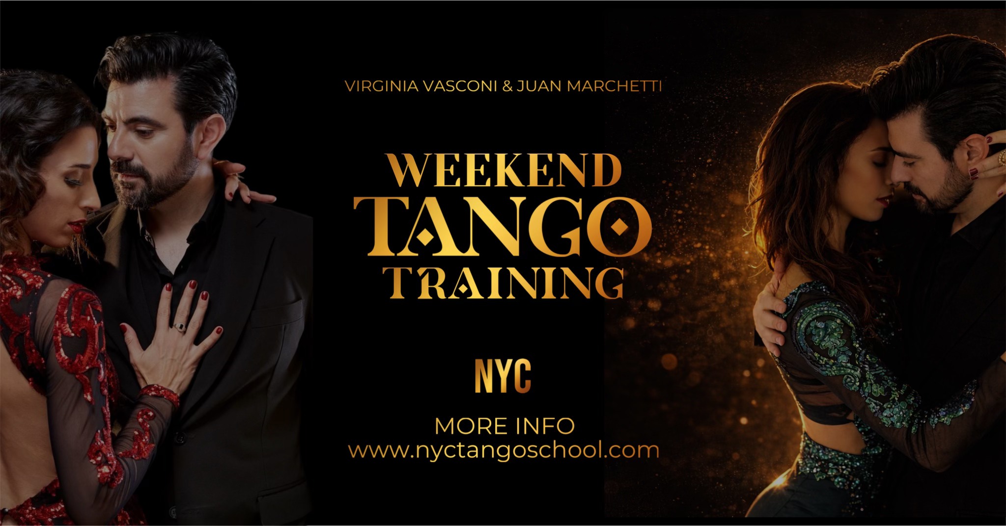IMMERSIVE WEEKEND TANGO TRAINING with Virginia Vasconi & Juan Marchetti