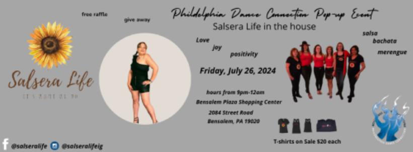 Philadelphia Dance Connection Salsera Life-Pop Up