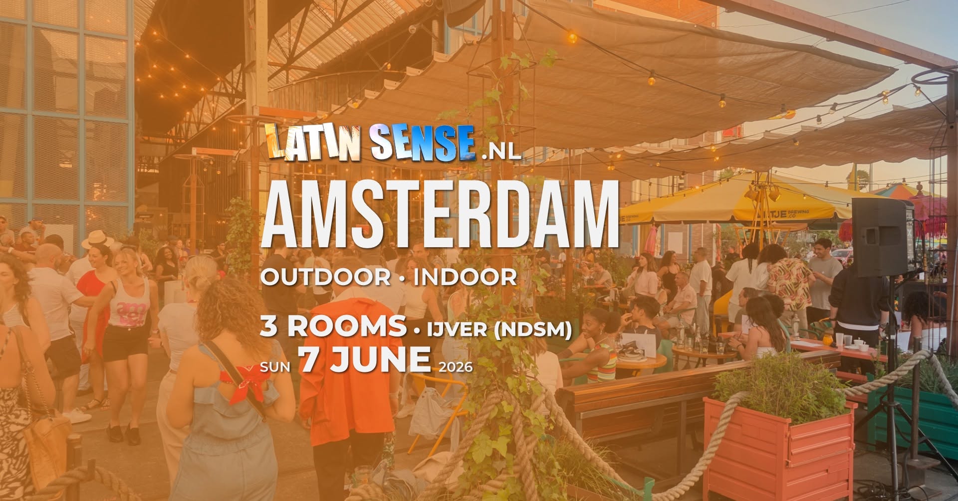 π LATIN SENSE PARTY AMSTERDAM OUTDOOR & INDOOR π 3 ROOMS π₯ 7 JUNE