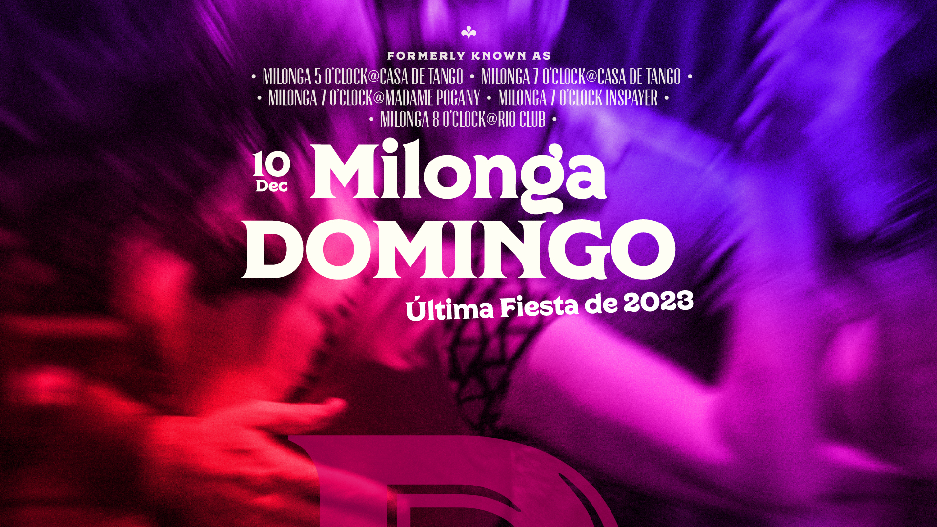 Milonga Domingo - Última Fiesta de 2023