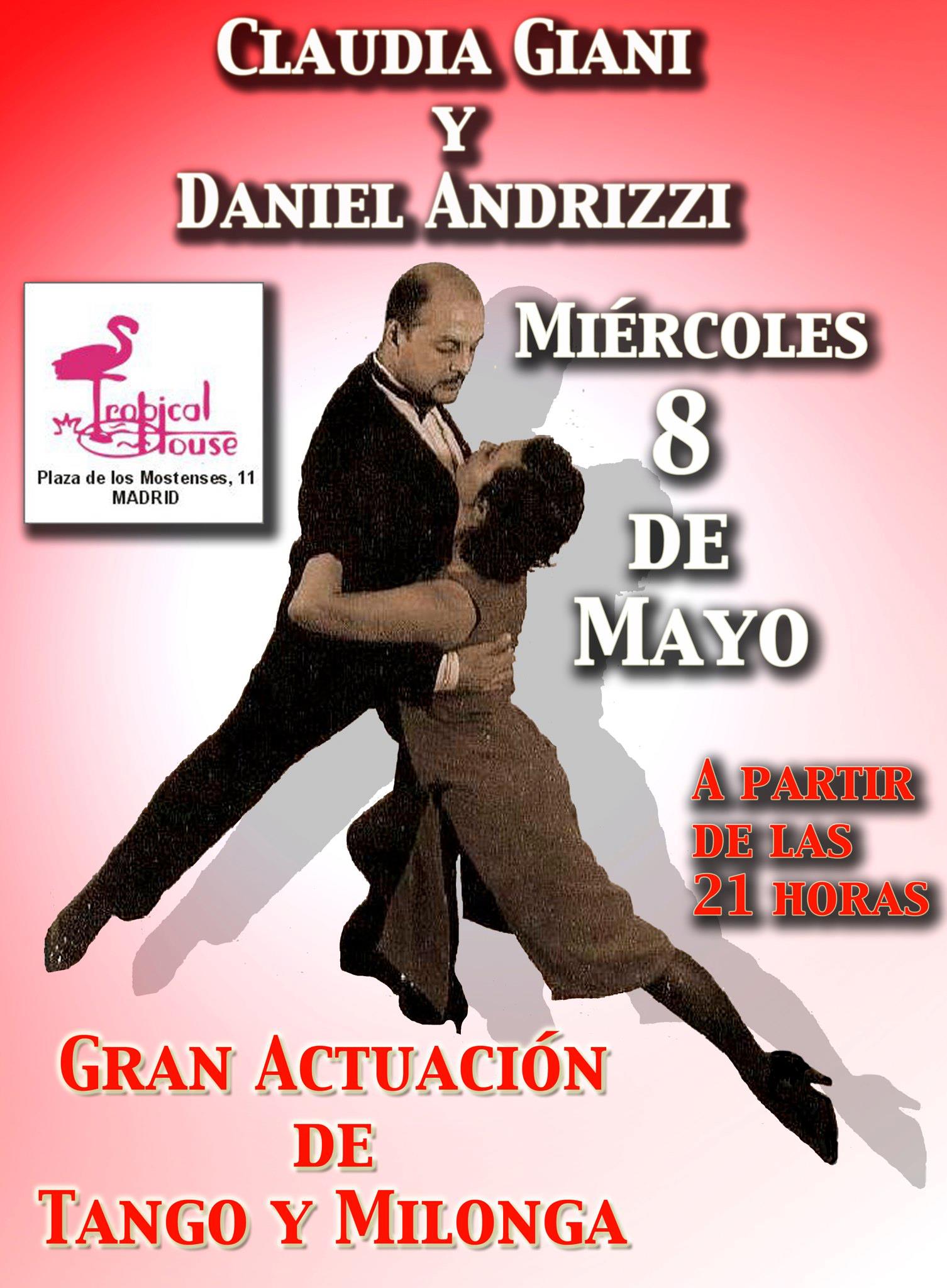 Gran Actuación de Tango y Milonga en “El Firulete” Tropical House Mostenses