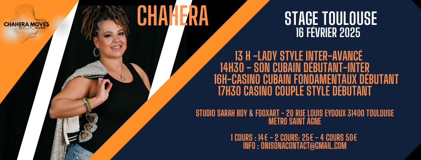 Stage Février Connexion Cubaines - CHAHERA