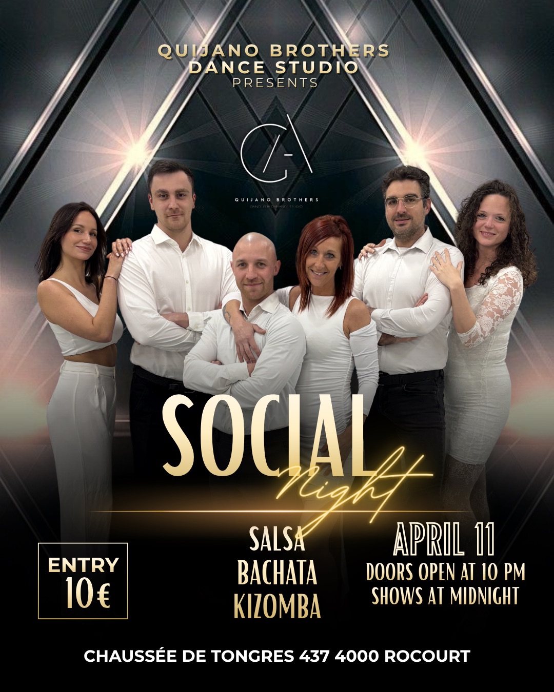 Quijano Brothers Social Night Salsa - Bachata - Kizomba