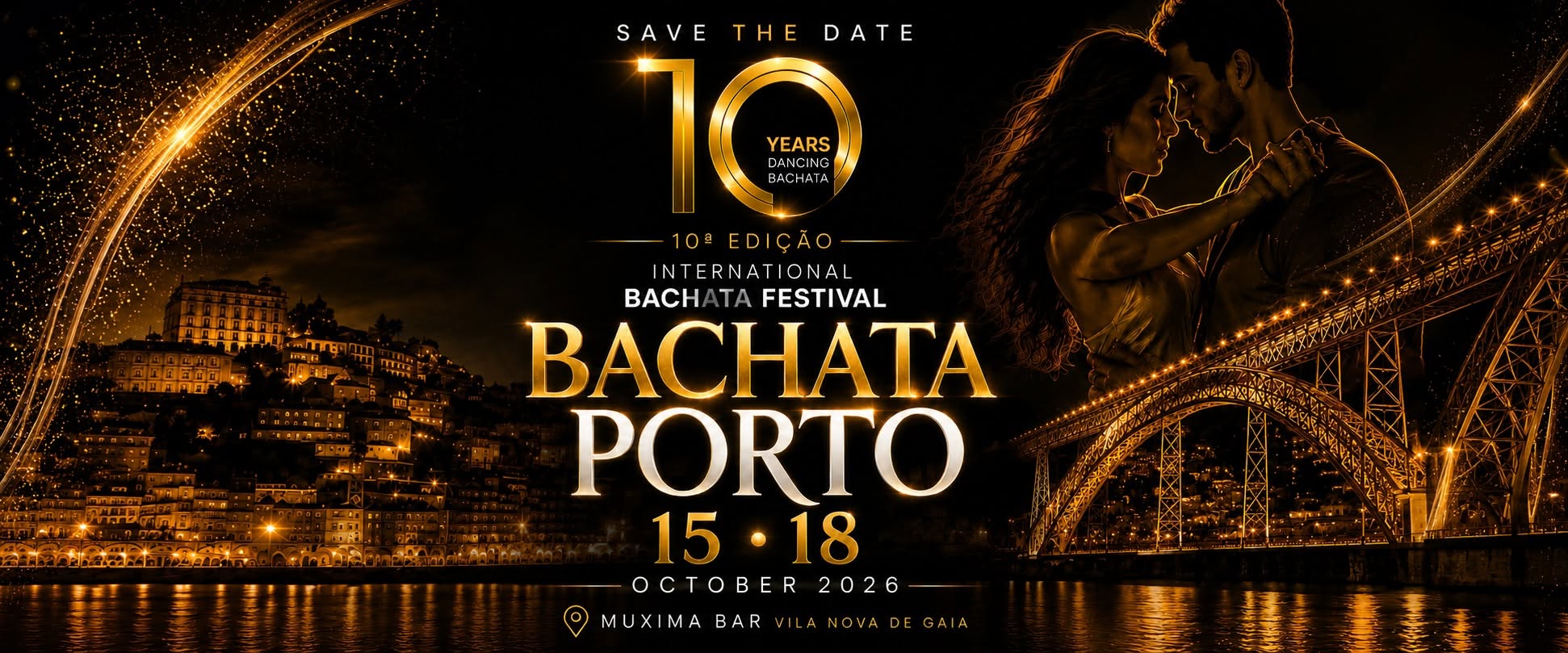 Bachata Porto Festival 15-18 October 2026