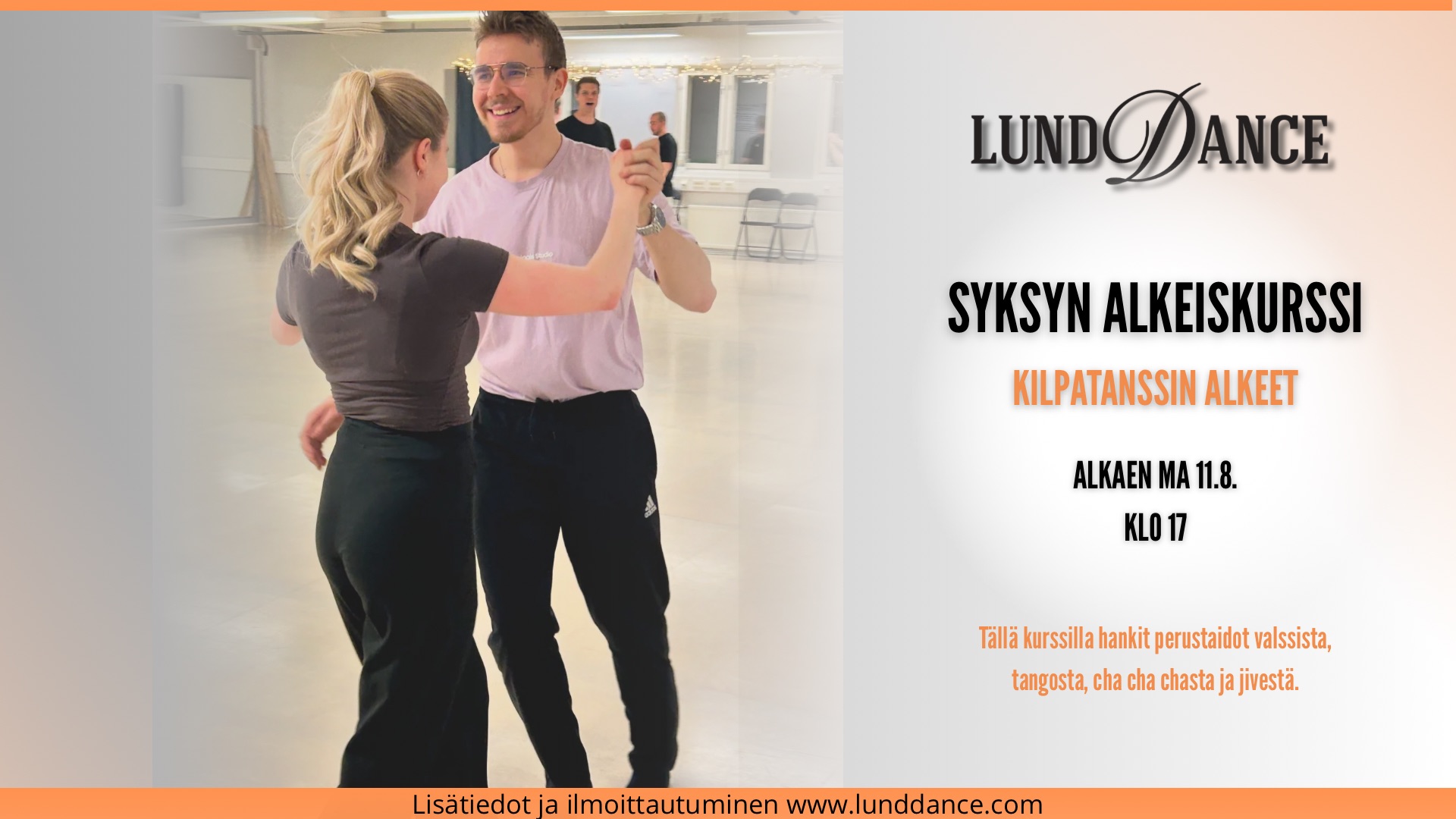 Kilpatanssin alkeet alkaen ma 11.8.