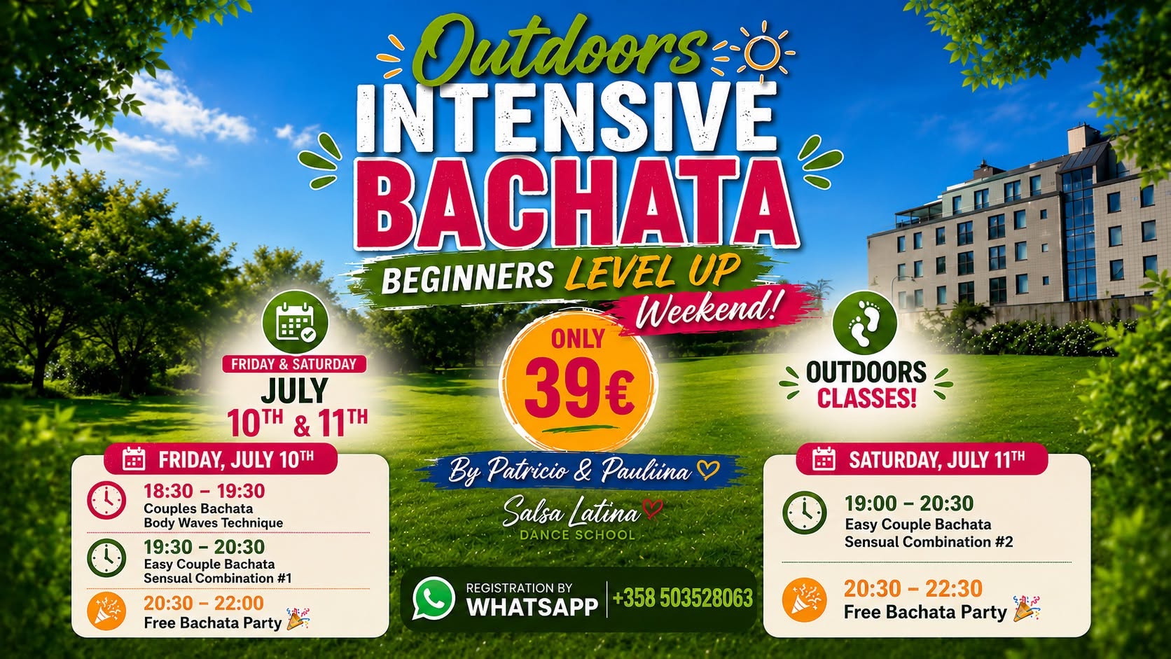 Intensive Bachata Beginners Level Up Weekend