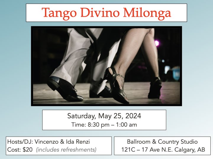 Tango Divino Calgary Milonga