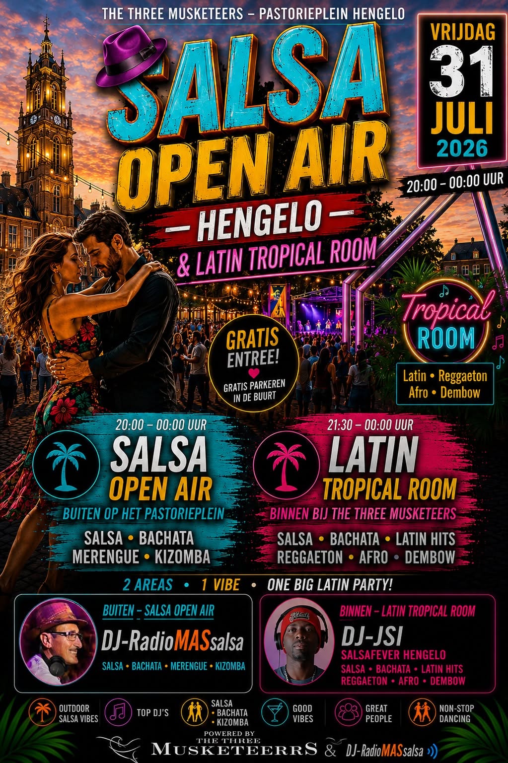 ππΊ Salsa Open Air Hengelo & Latin Tropical Room πΆ