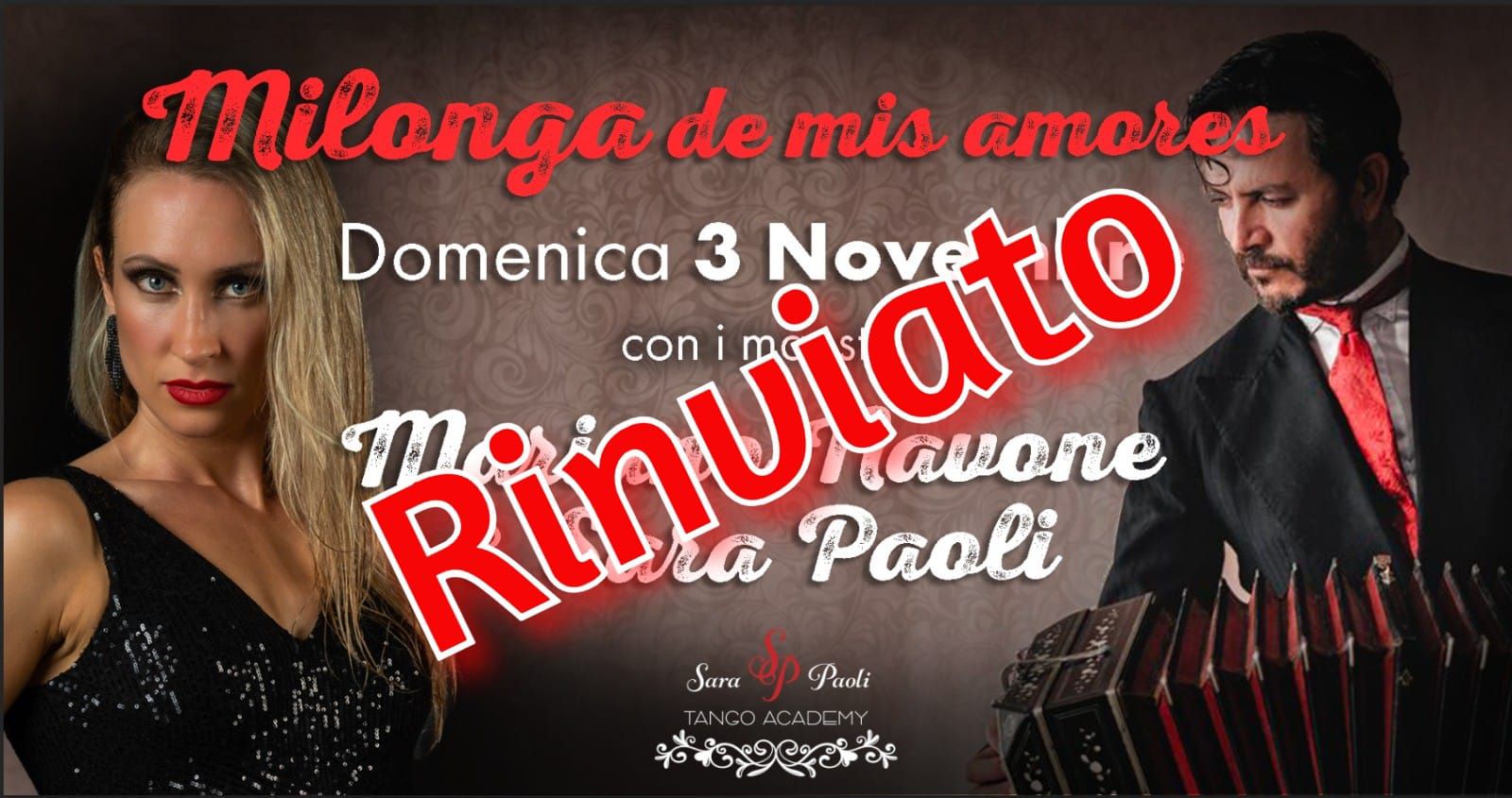 Domenica 3 Novembre Milonga De Mis Amores