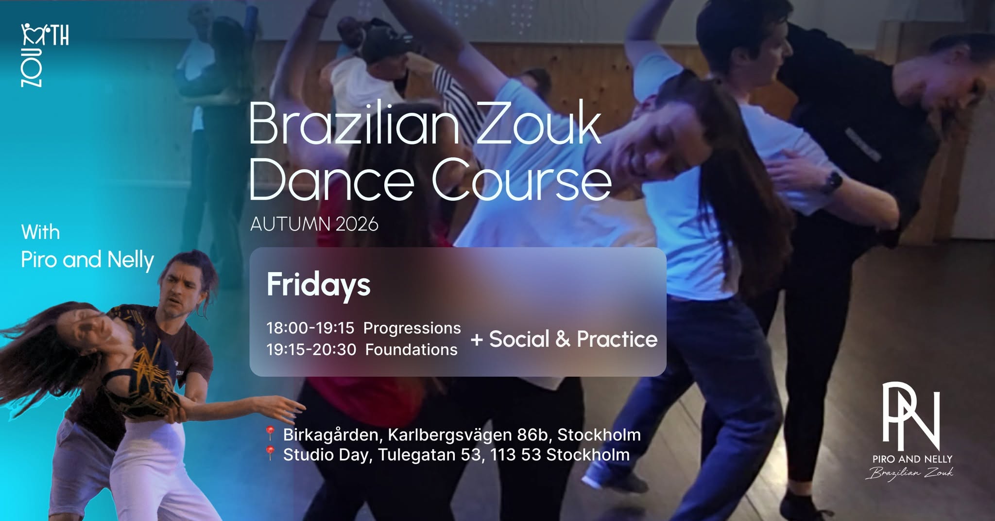 Brazilian Zouk Dance Course Stockholm