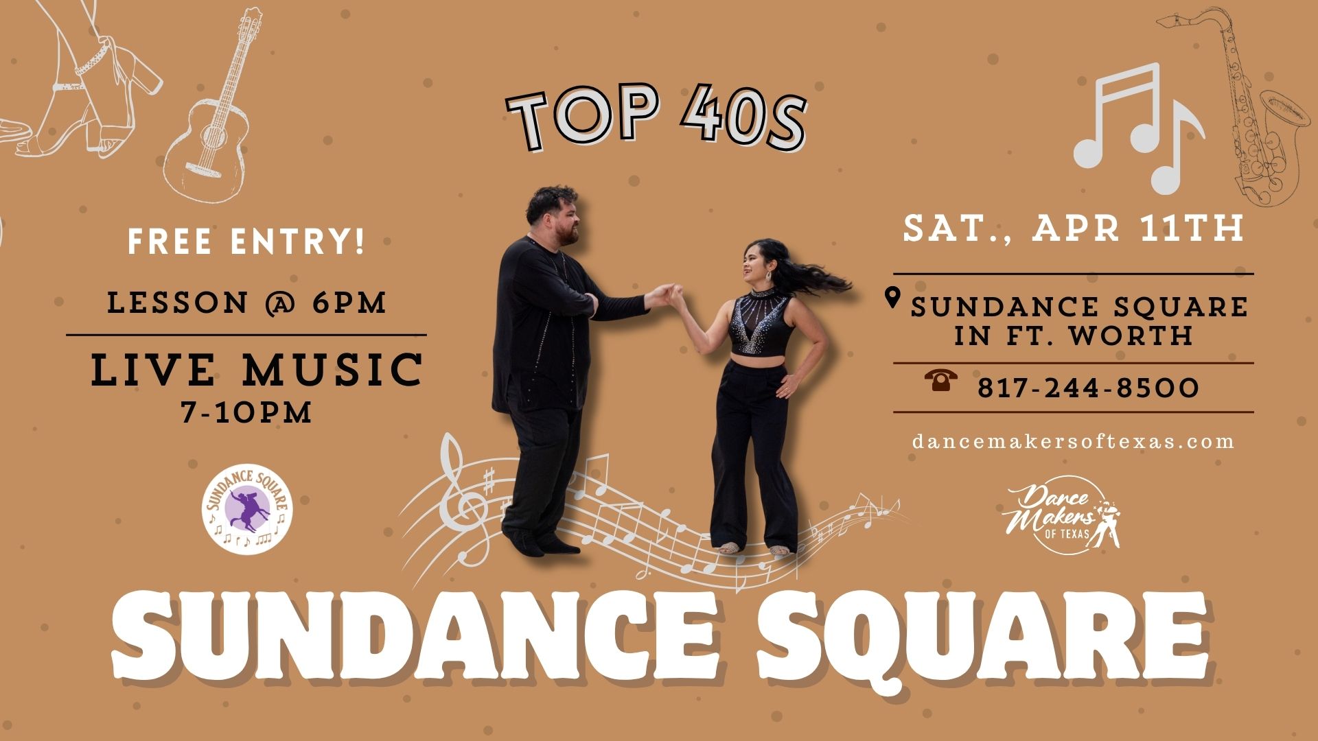 FREE Swing Lesson + Live Band by DanceMakers of Texas