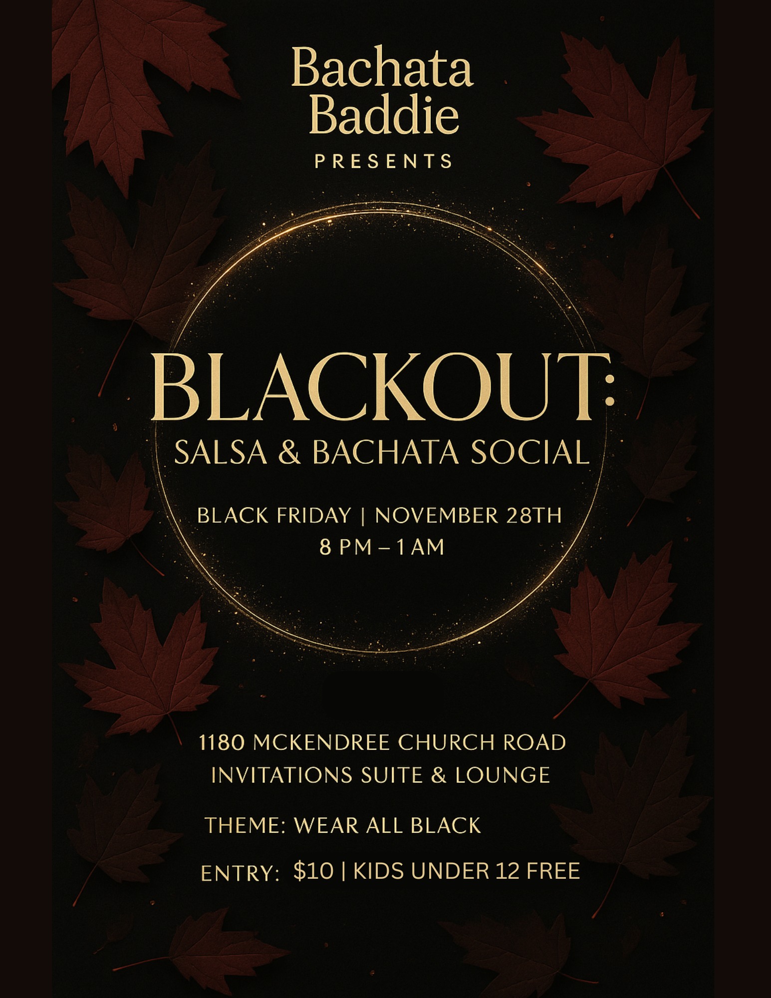 Salsa & Bachata Black Friday Social in Lawrenceville!