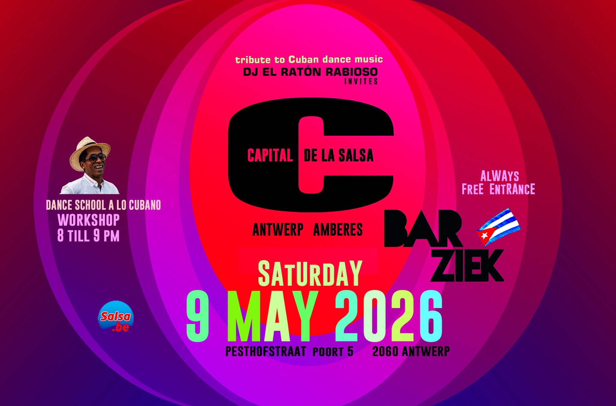 CAPITAL DE LA SALSA at Bar Ziek Antwerp (B)