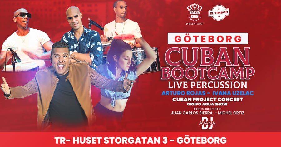 Cuban Bootcamp Live Percussion GÖTEBORG 4 December Festen EL TIMBON Konsert CUBAN PROJECT
