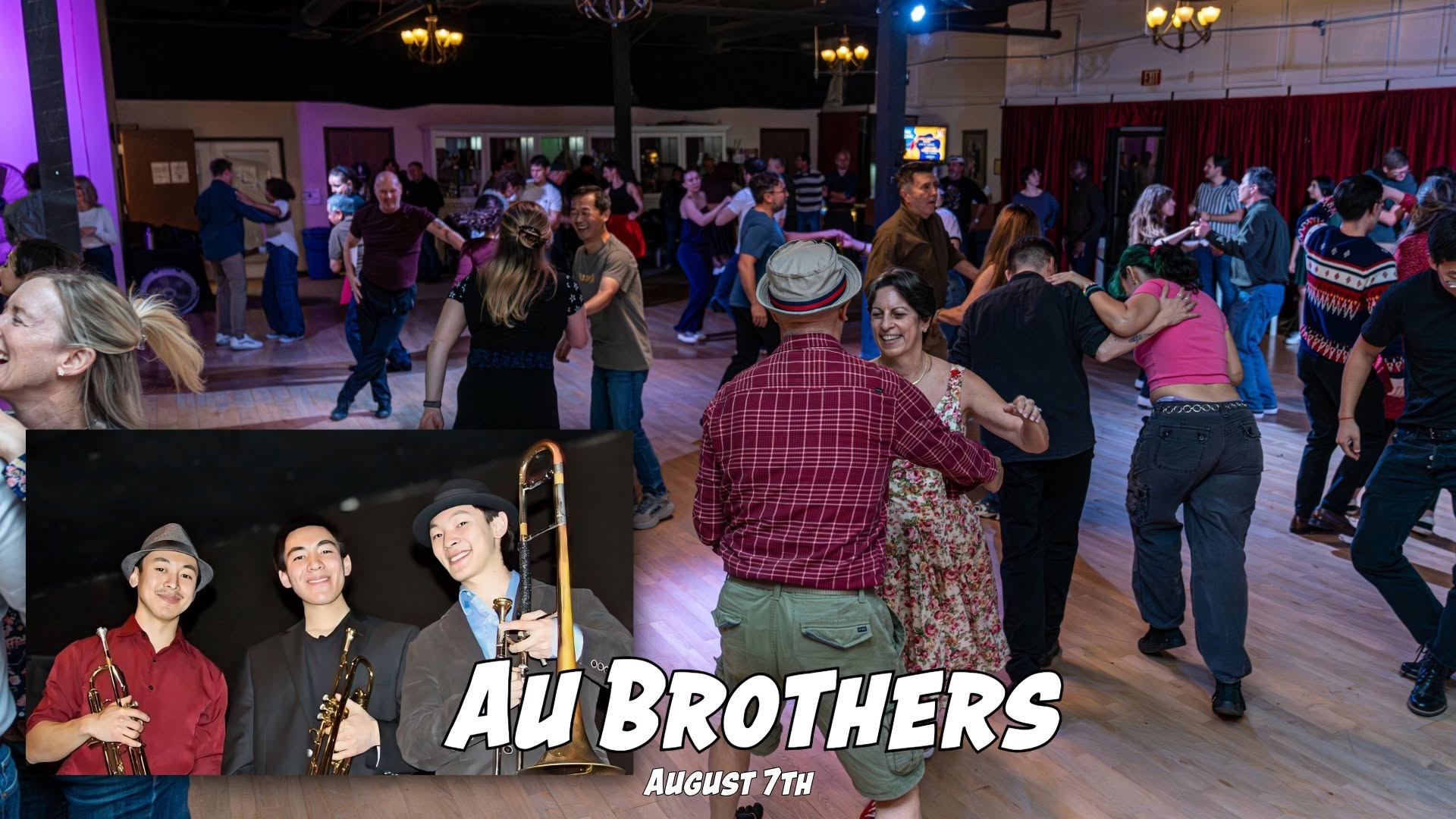 Live Music and Swing Dancing w The Au Brothers