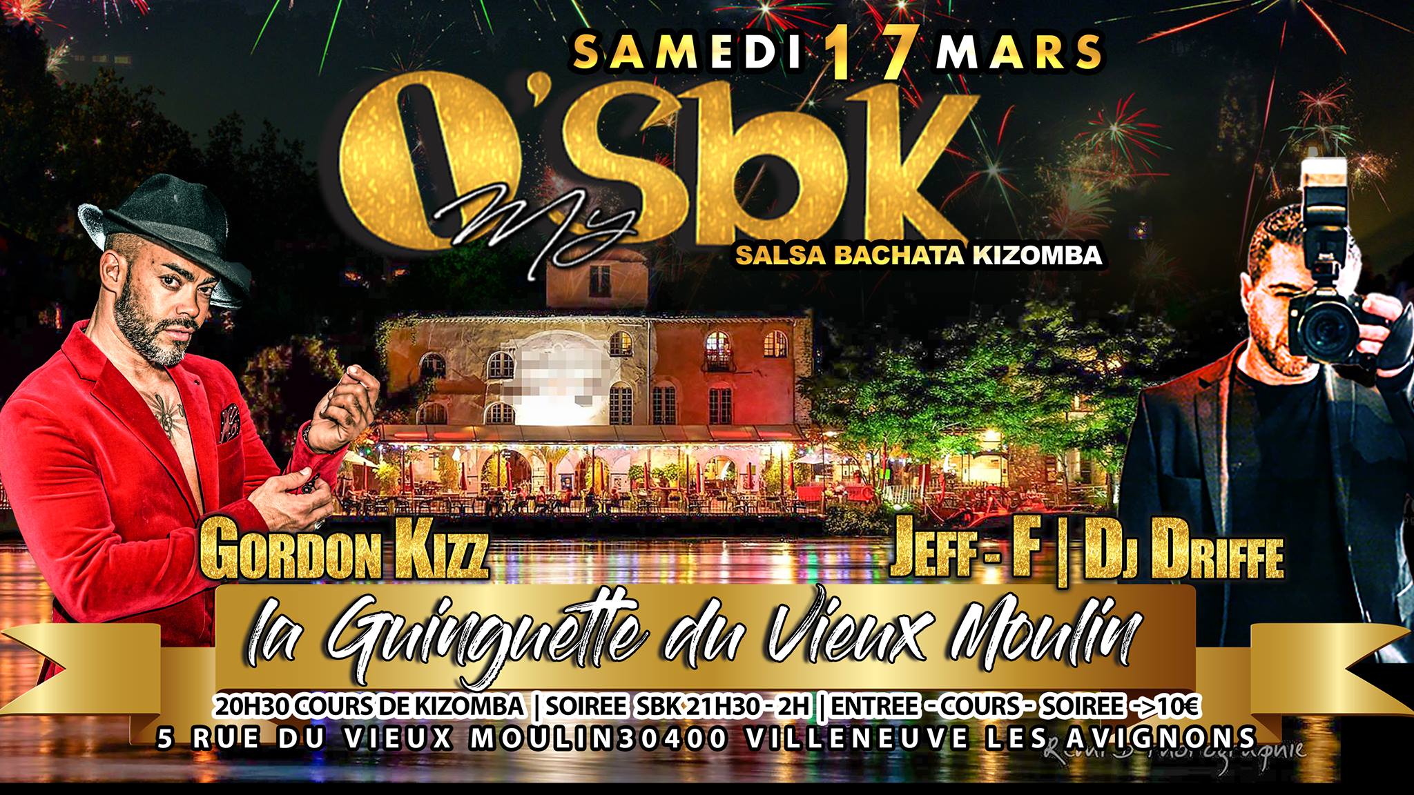 O'My SBK à La Guinguette du Vieux Moulin Avignon