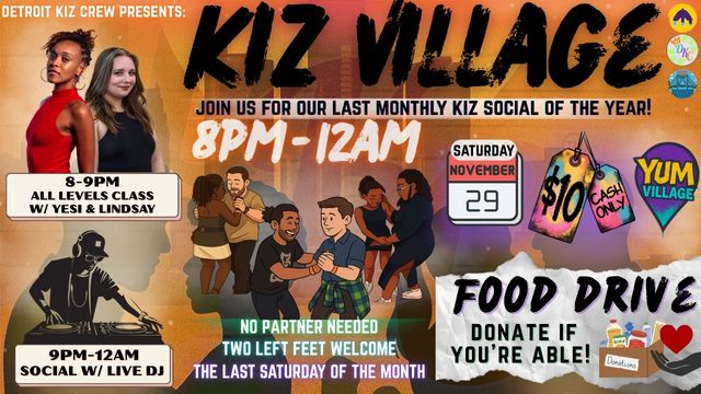 DKC's Kiz Village - Detroit Kiz Crew's Monthly Social
