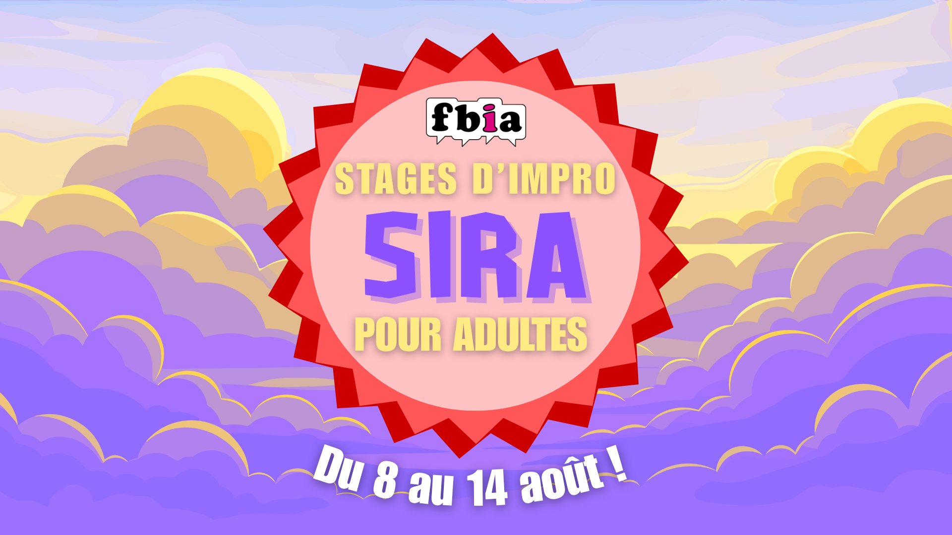 SIRA 2026 - Stage d'Improvisation Résidentiel pour Adultes