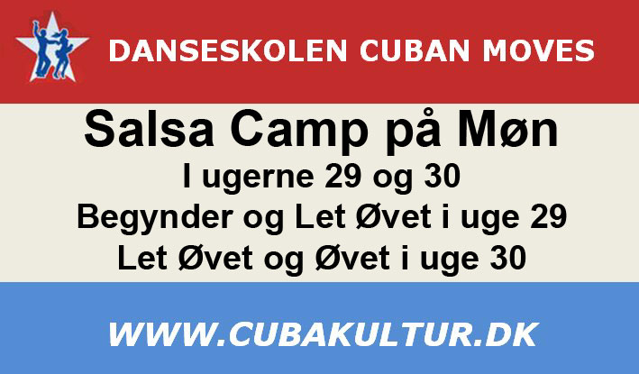 Salsa Camp at Møn in Denmark week 29 o 30 in July