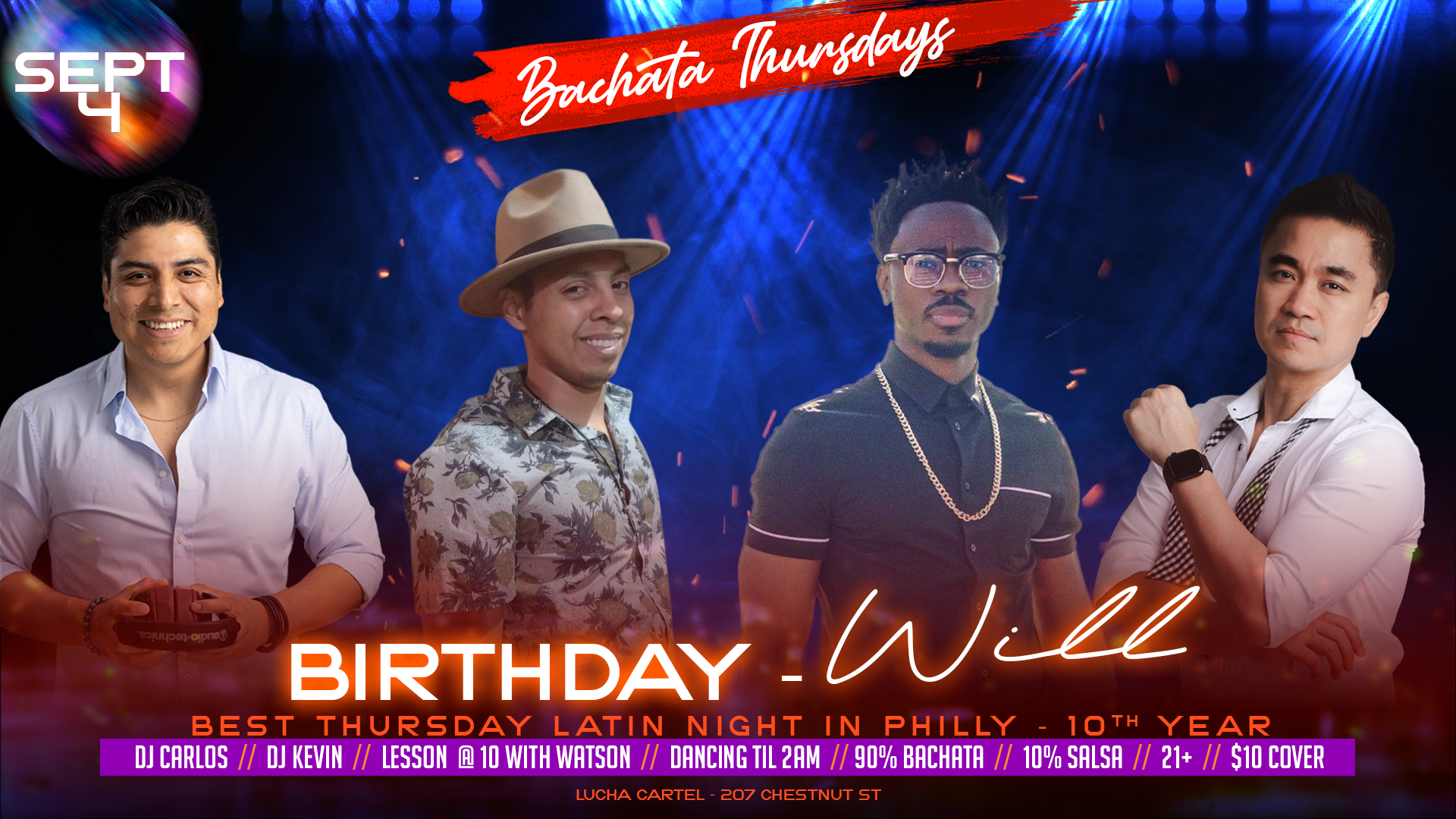 Bachata Thursdays Sept 4