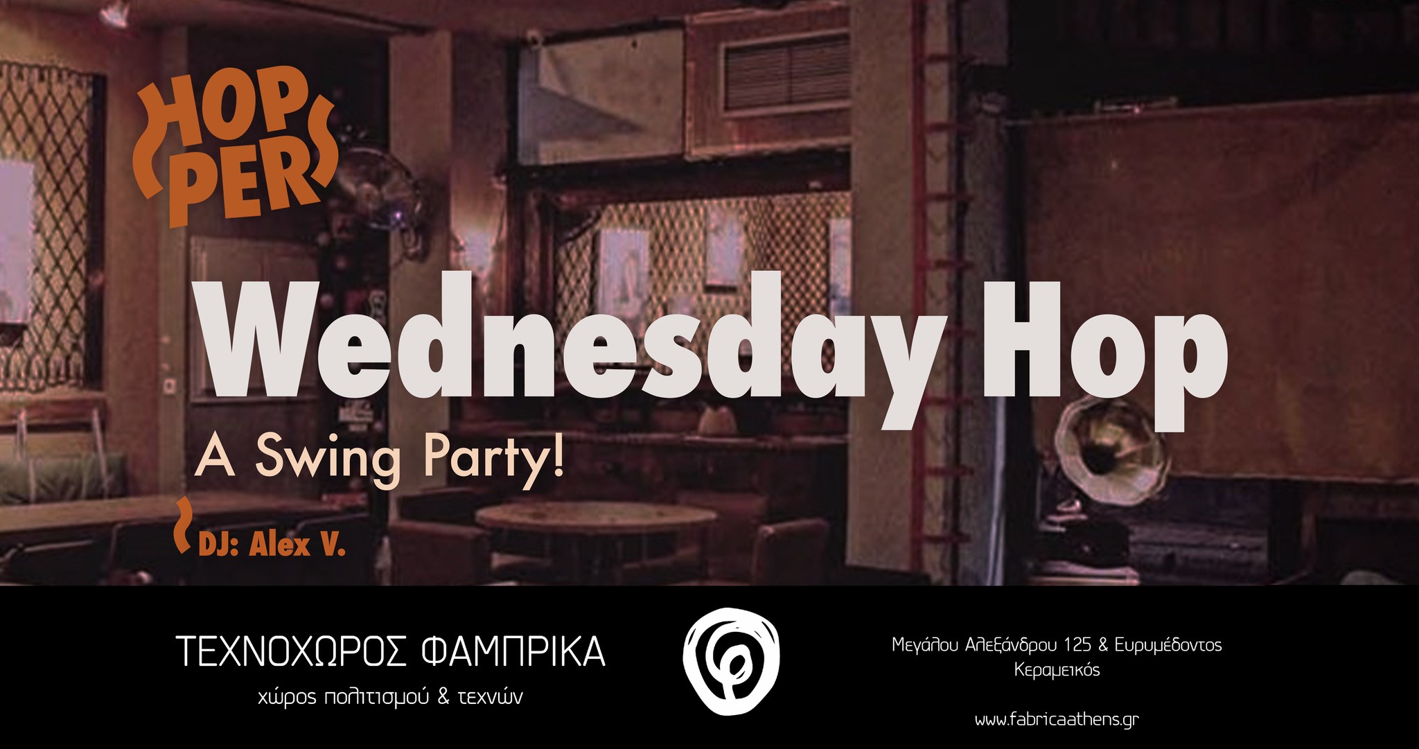 ✨Wednesday Hop A Swing Party at Fabrica 🎄 the 1st one 🎉 DJ: Alex V.🎶