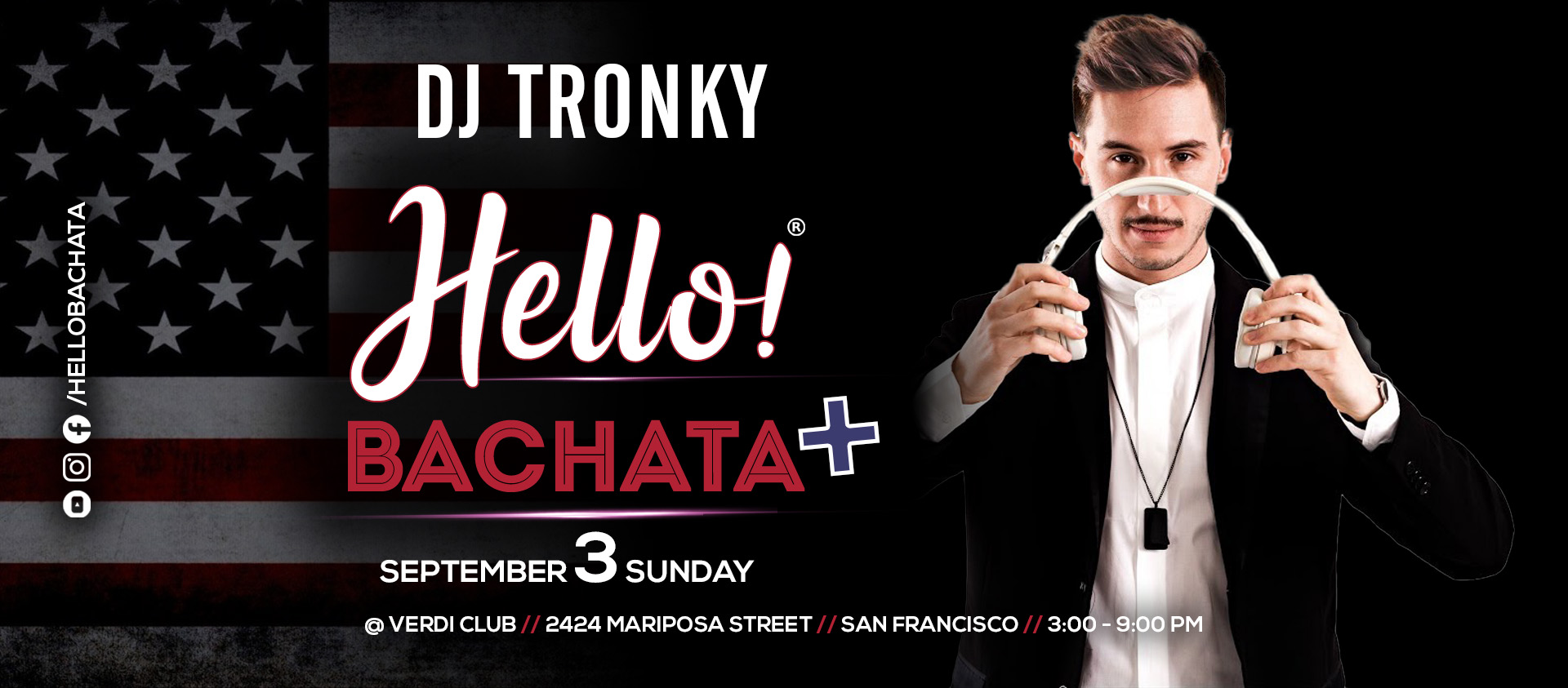 Hello! Bachata + (Labor Day Special 2023) Sept-03