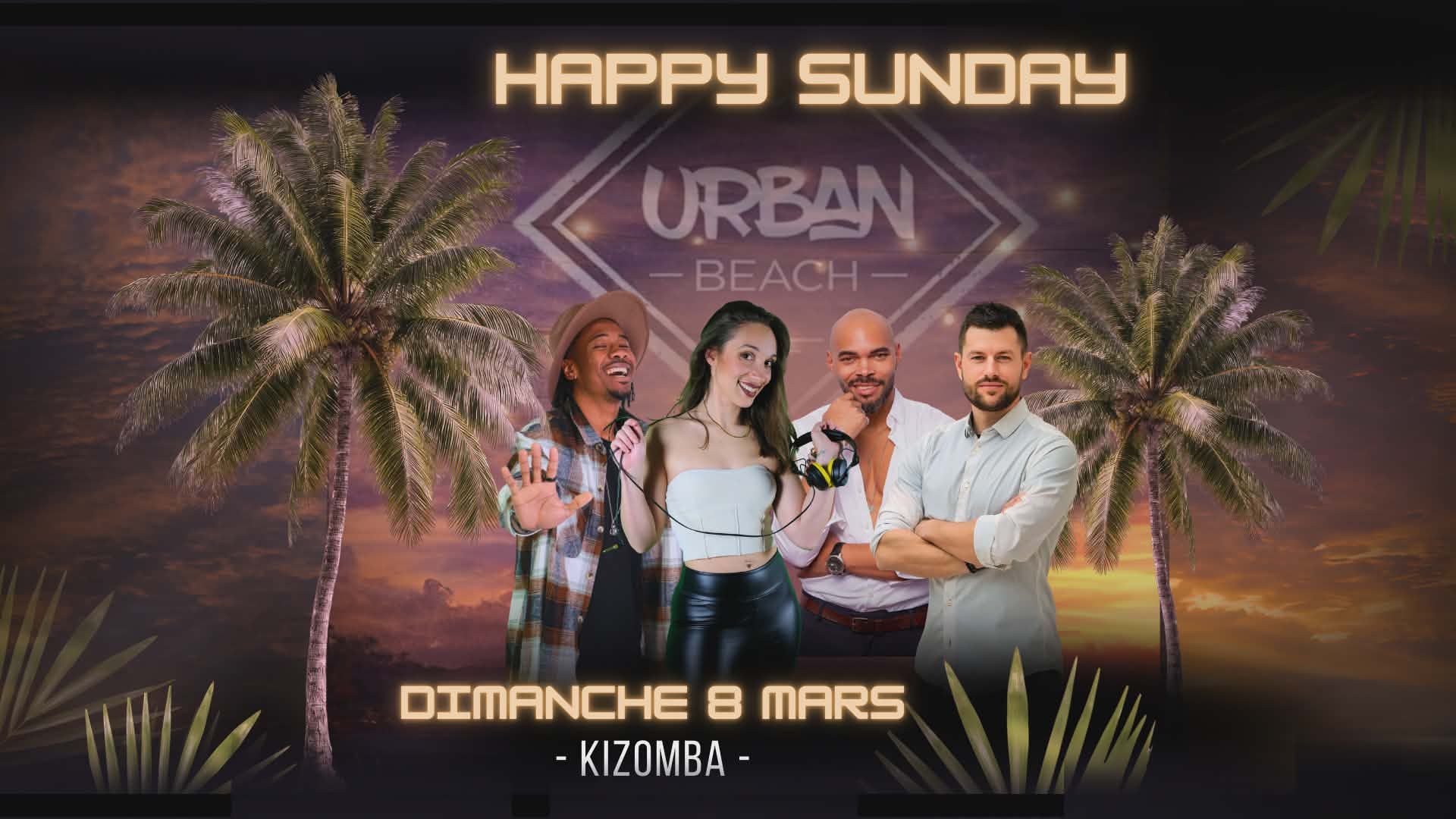 HAPPY SUNDAY 100% KIZOMBA A L'URBAN BEACH 83700 BOULOURIS