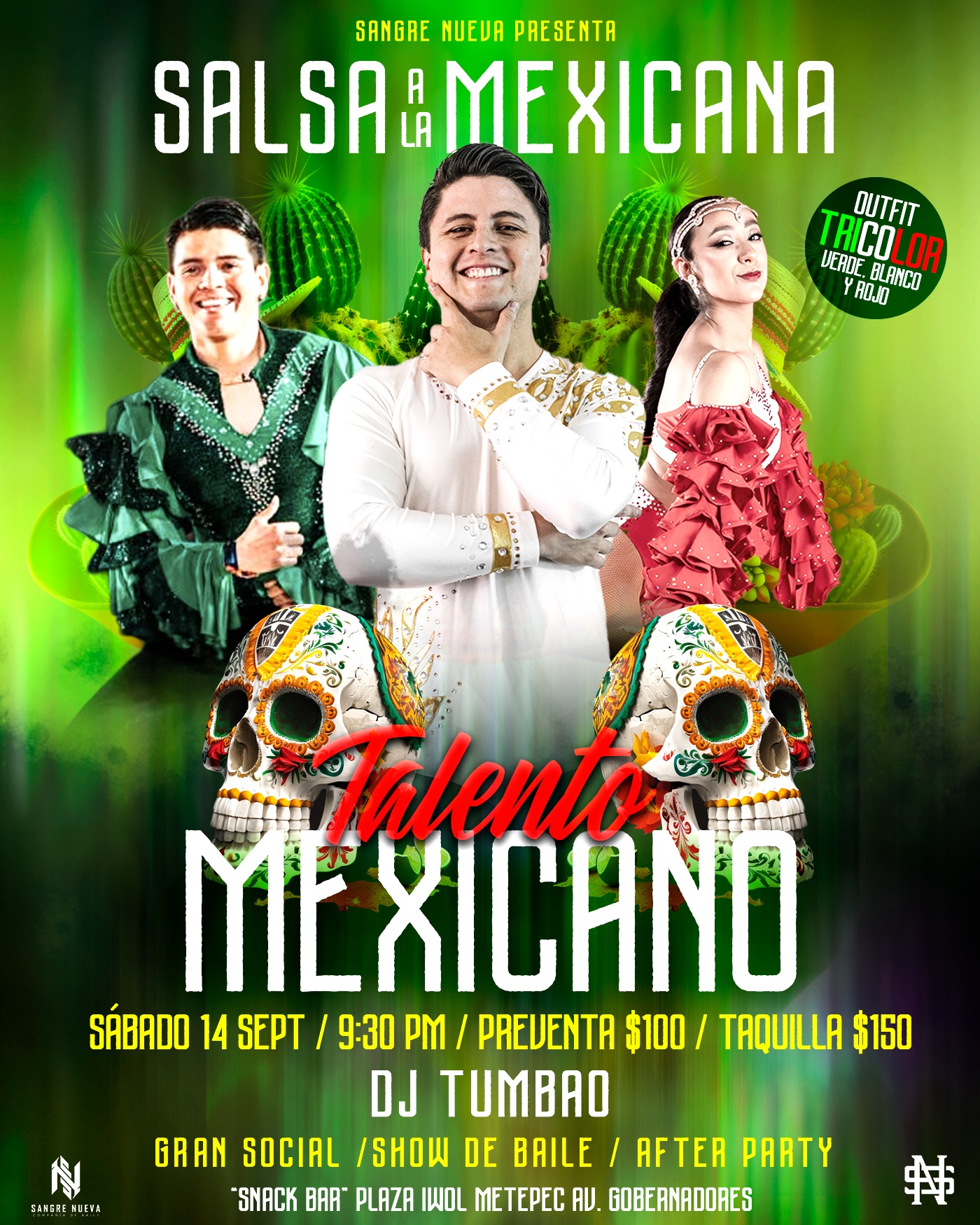 SN Salsa a la mexicana social 💚🤍❤️✨💃🕺
