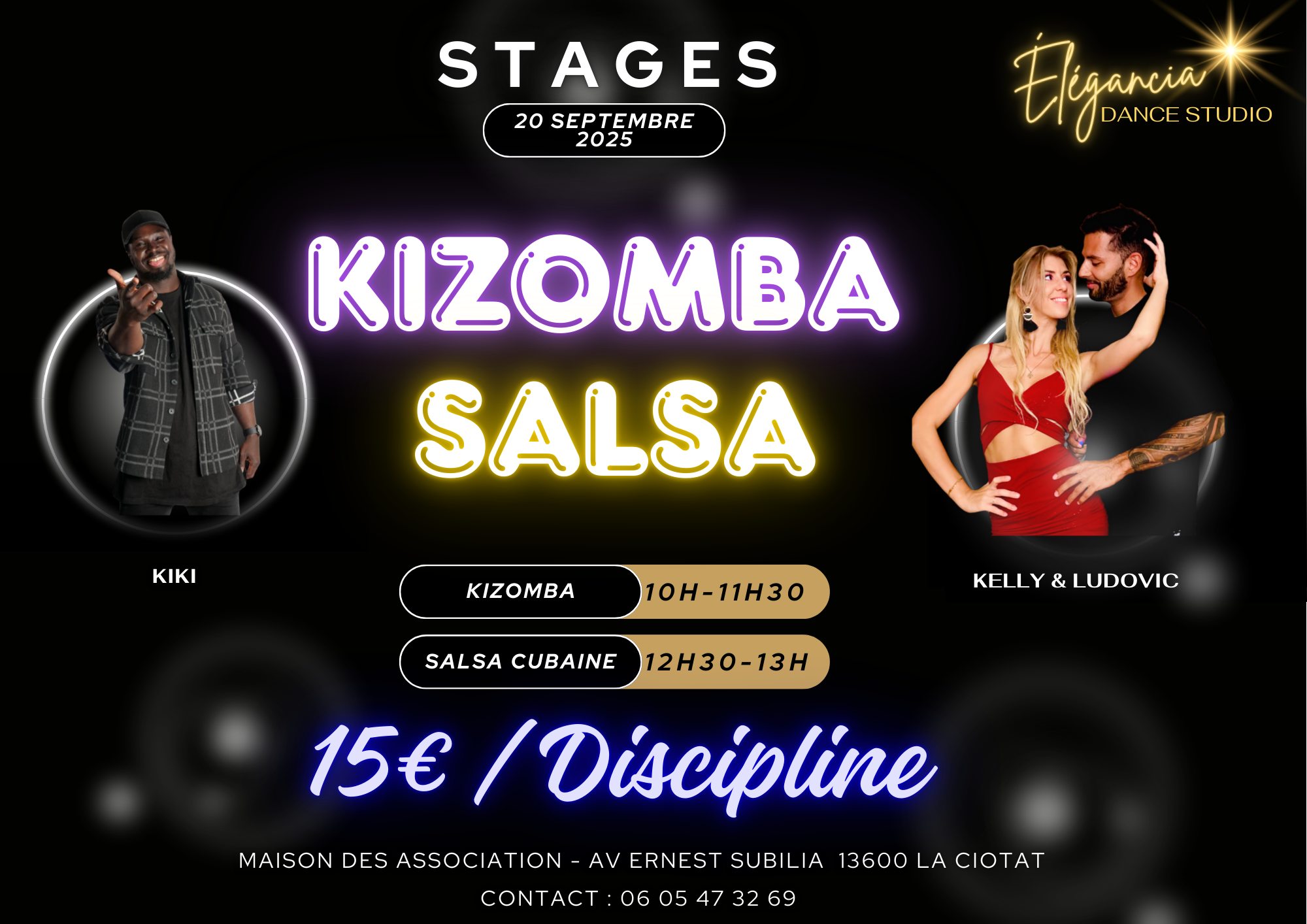 Stage KIZOMBA et ou SALSA I La Ciotat