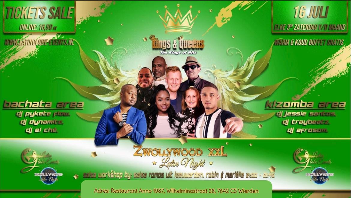 Zwollywood Kings & Queens Latin Edition 3 Area's Te Wierden (Overijssel)