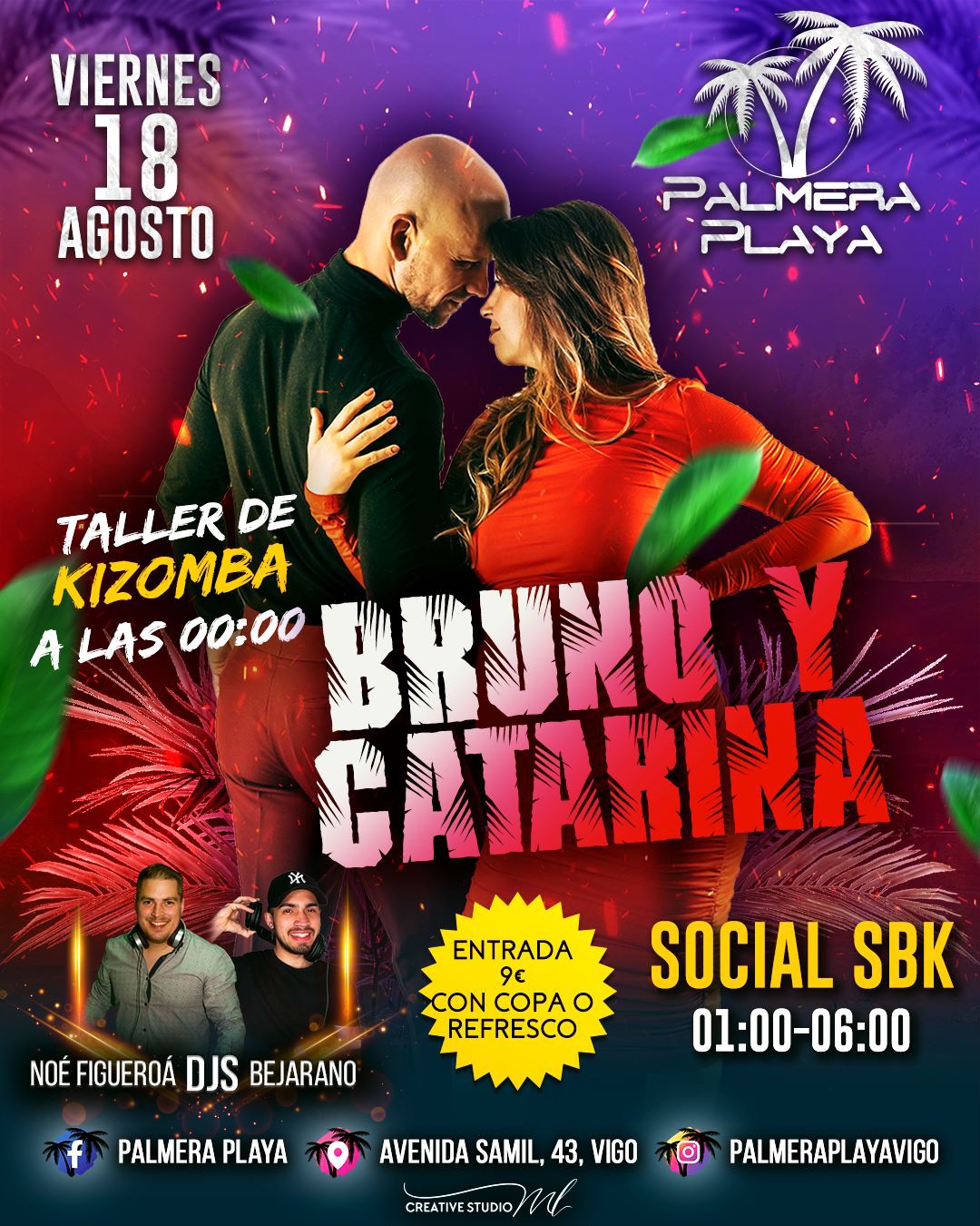 Bruno & Catarina en Palmera Playa!