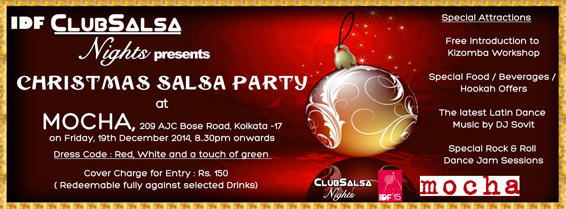 Christmas Salsa Party at Mocha