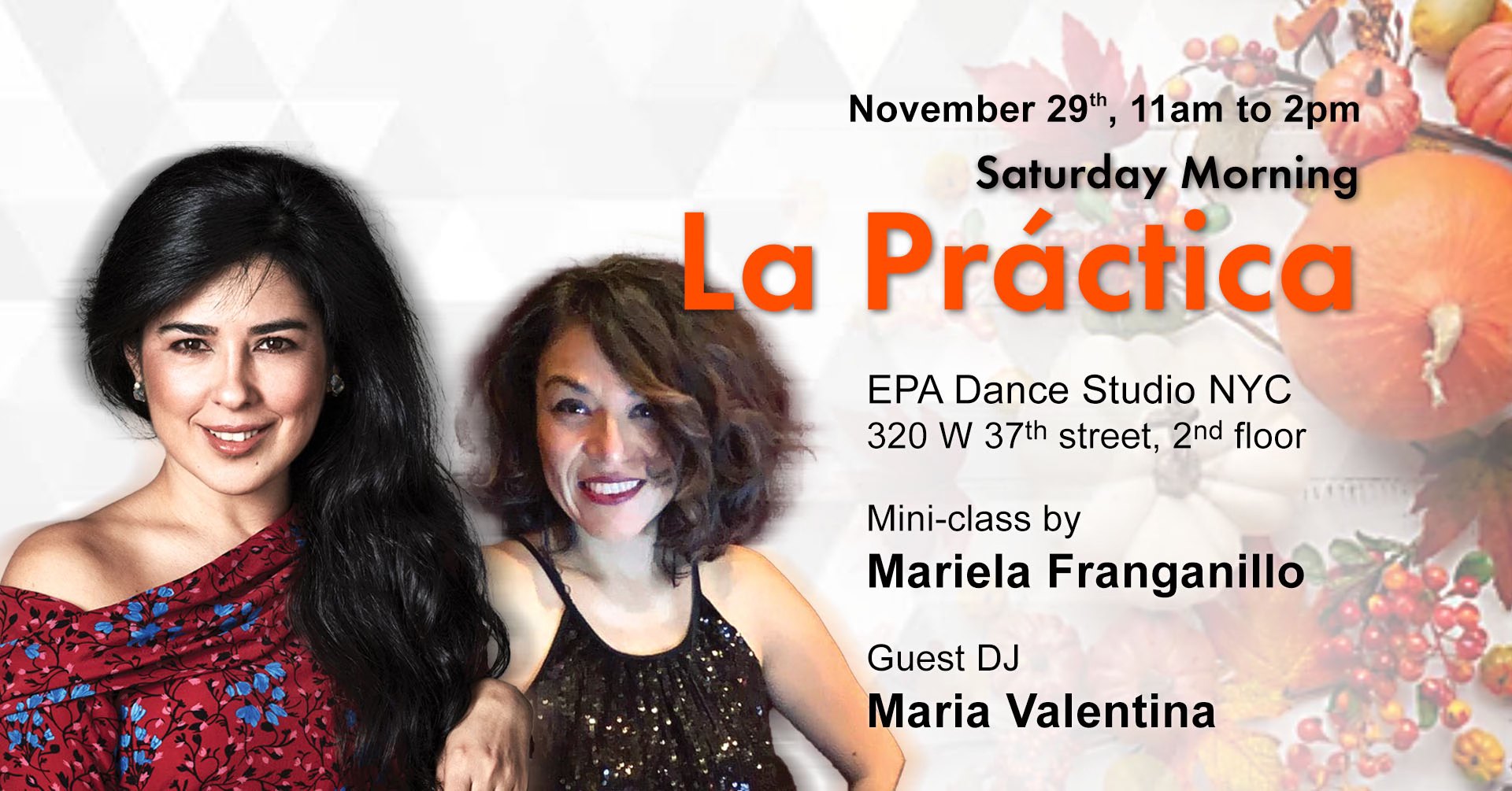 Mini-Class by Mariela, Guest DJ Maria Valentina