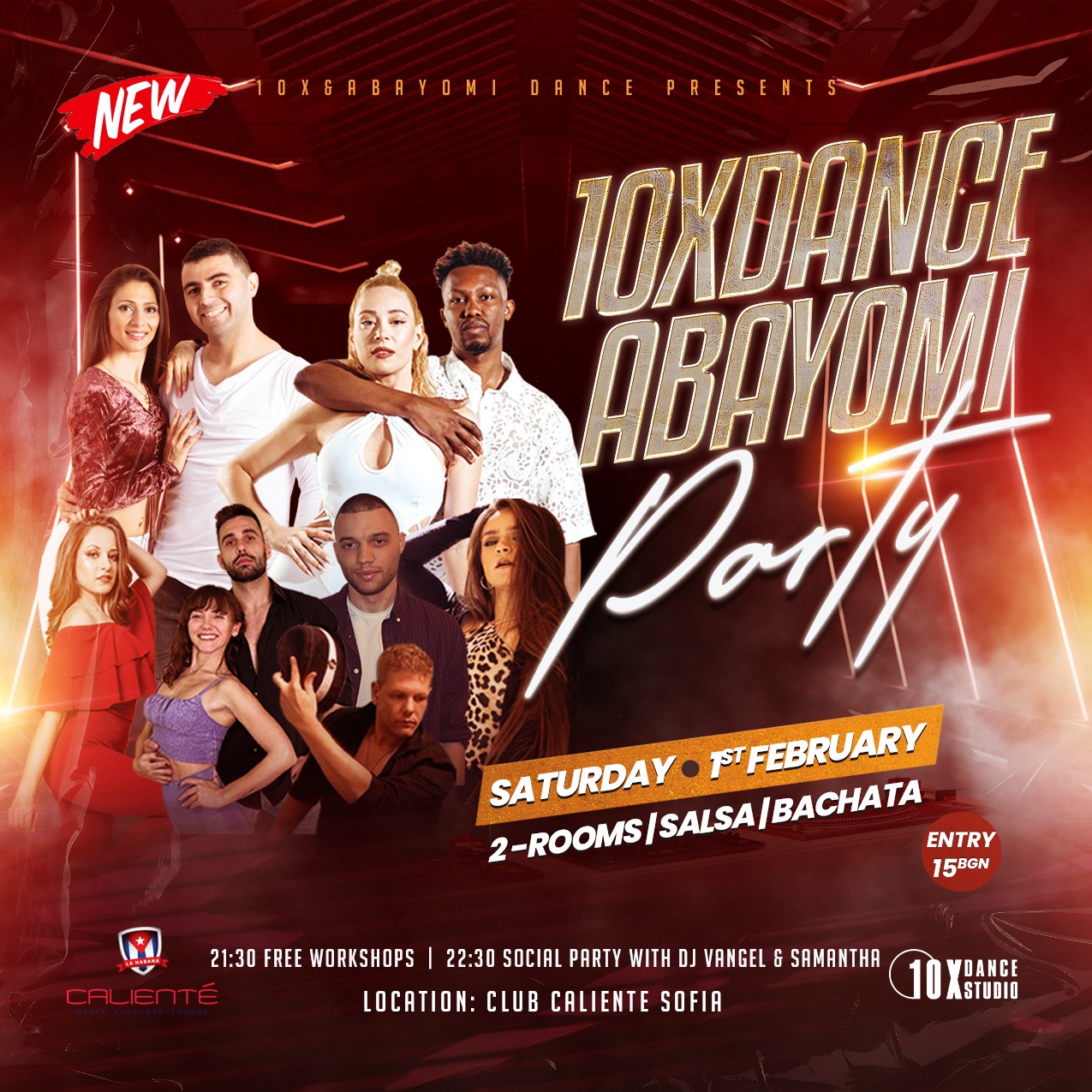 10XDance & Abayomi Party New Collaboration Pre-Party Workshops