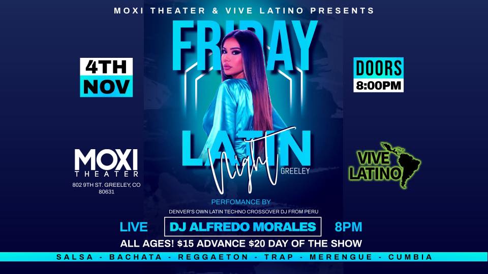 Friday Latin Night at Moxi Theater