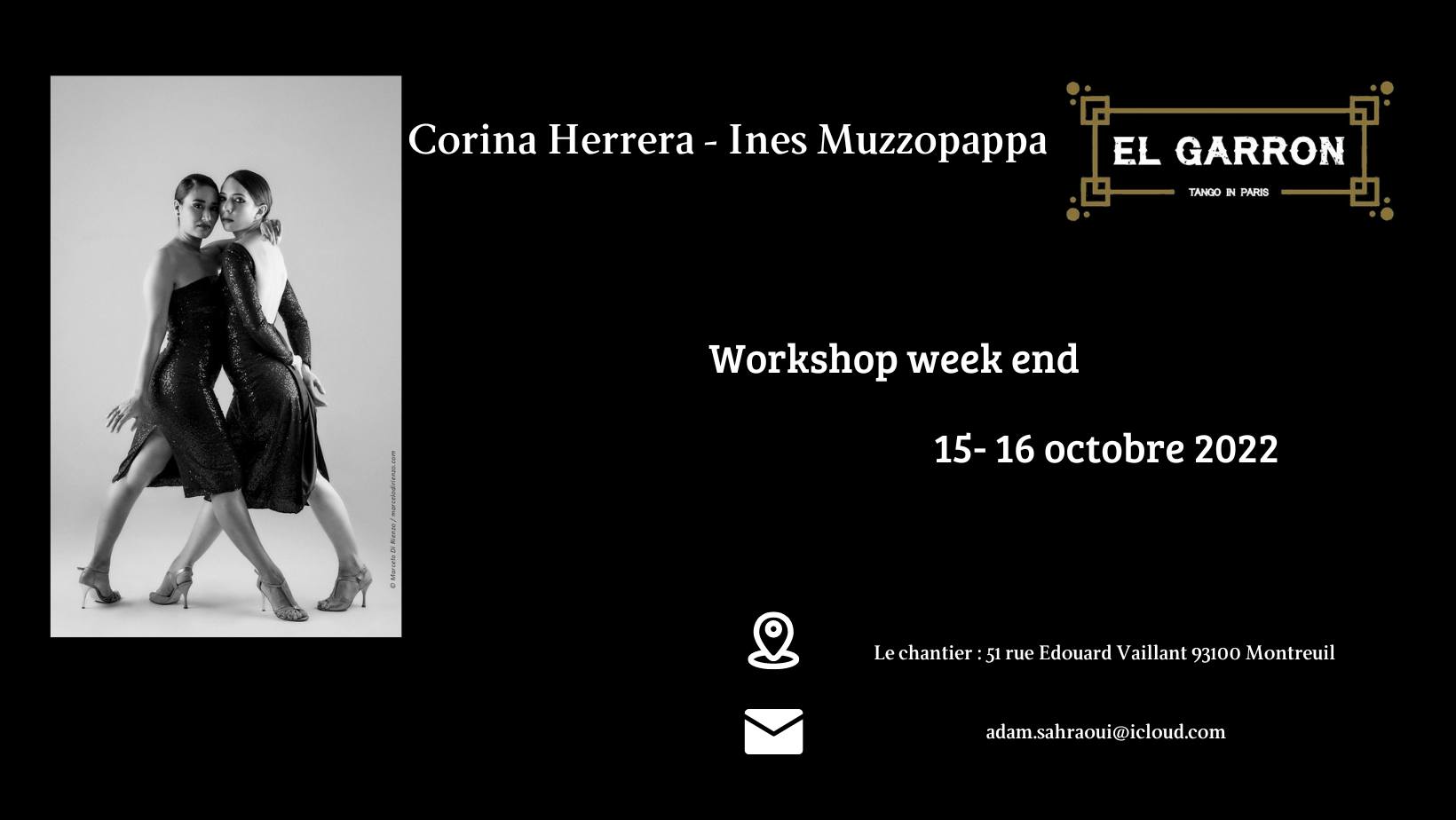 Corinna HERRERA - Ines MUZZOPAPPA in Paris !