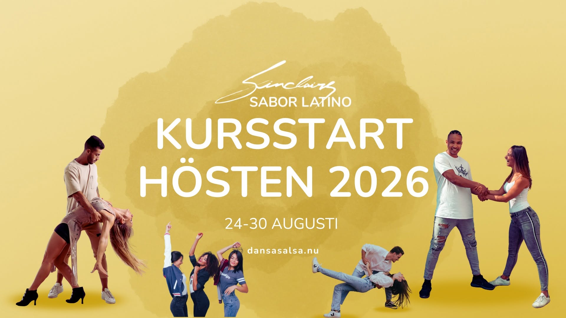Kursstart hösten 2026 på Sinclairs Sabor Latino!