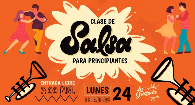 Clase de Salsa para Principiantes 4to Aniversario La Guarida