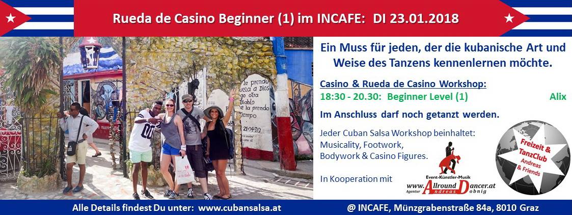 Rueda de Casino Beginner (1) im Incafe