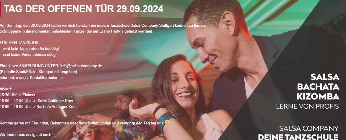 Tag der offenen Tür - Salsa Company Stuttgart
