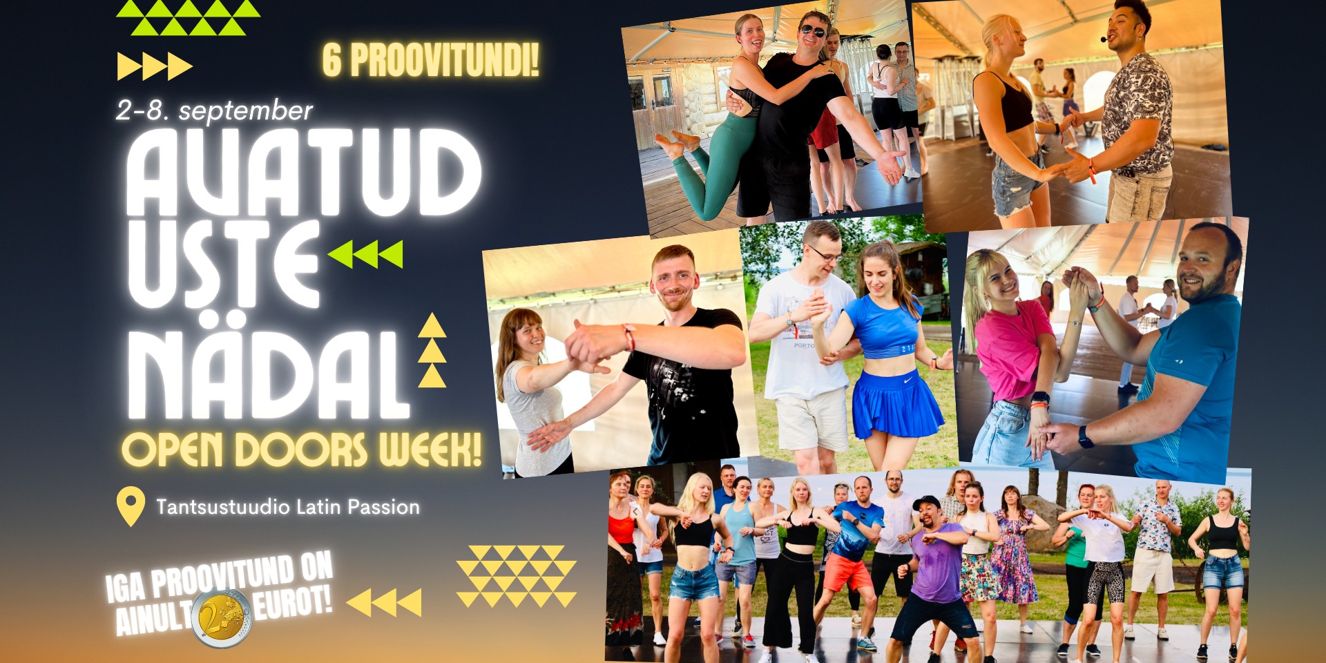 AVATUD USTE NÄDAL Latin Passion tantsustuudios!