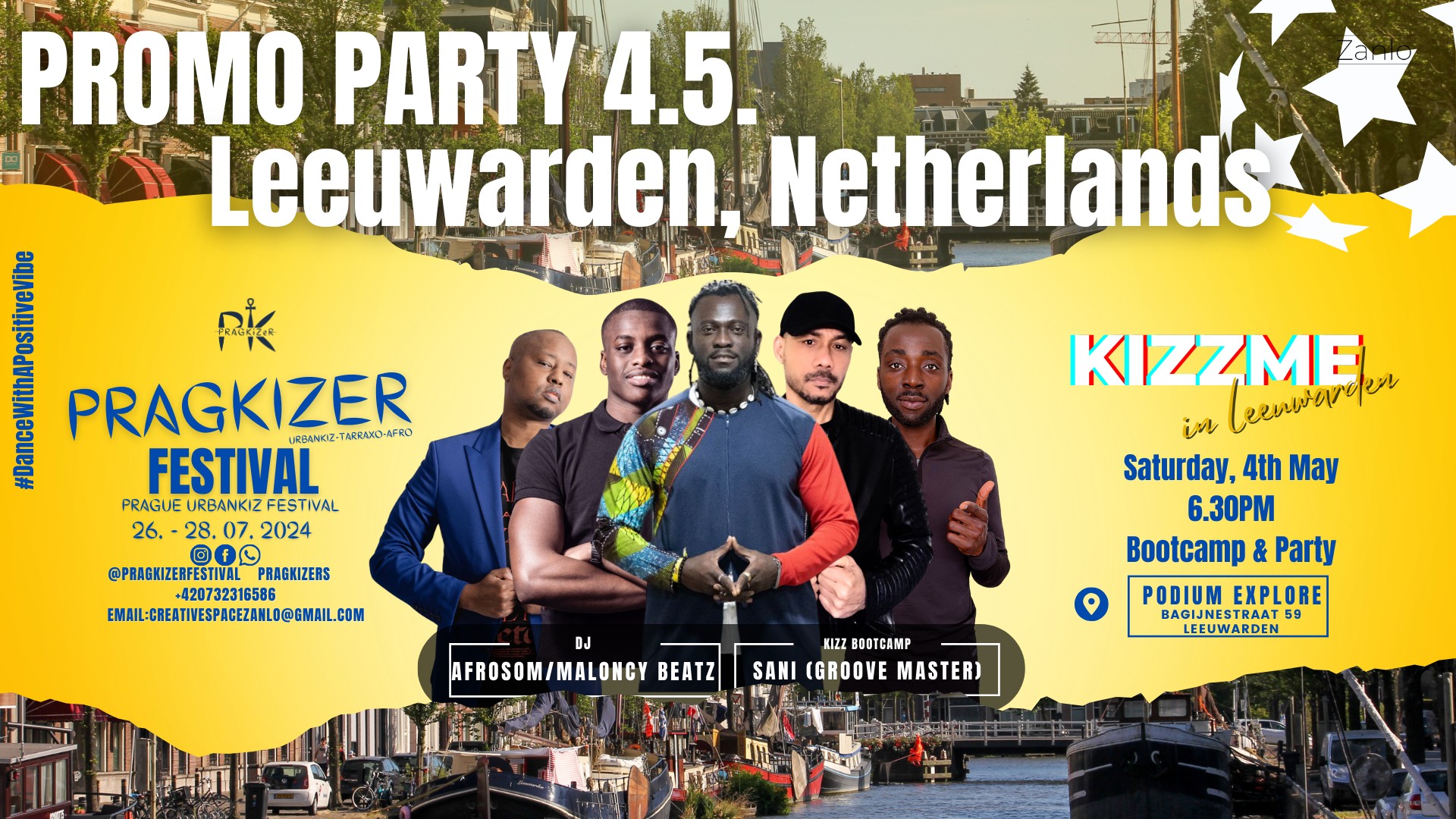 PRAGKIZER FESTIVAL PROMO PARTY IN LEEUWARDEN, NETHERLANDS