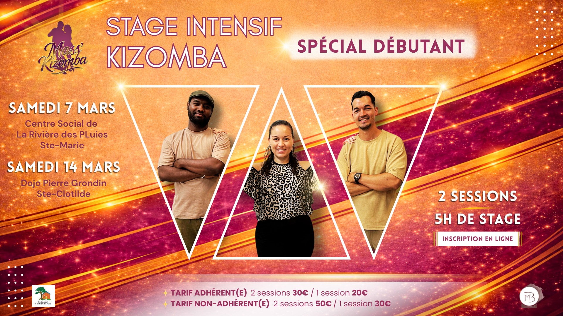 STAGE INTENSIF KIZOMBA - SPÉCIAL DÉBUTANT(E)