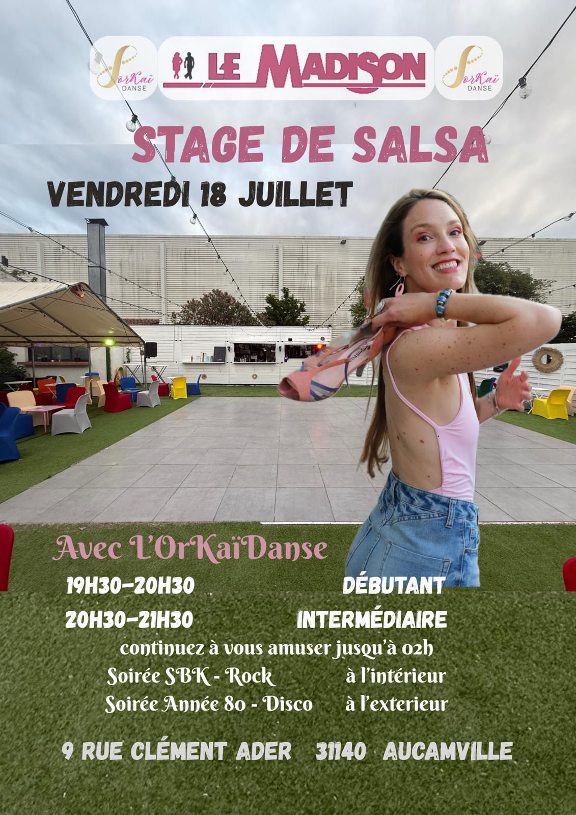 Stages de Salsa avec L'Or Kaï Danse de 19h30 à 21h30 !