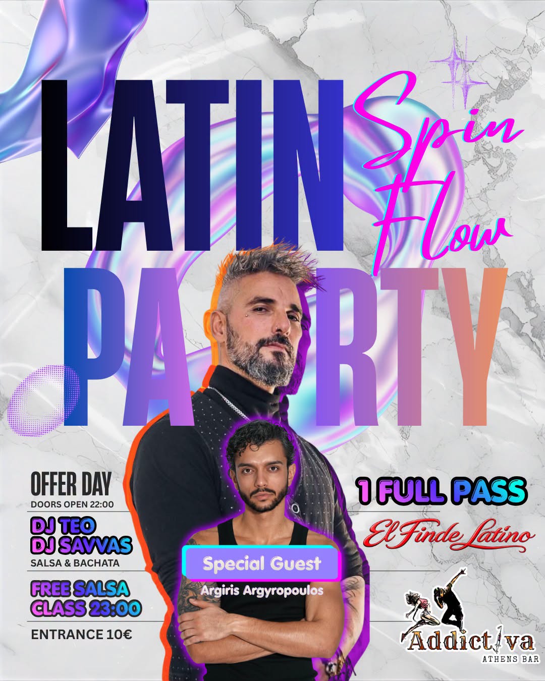 Spin Flow Tuesdays Social Dancing Party Salsa Bachata Night