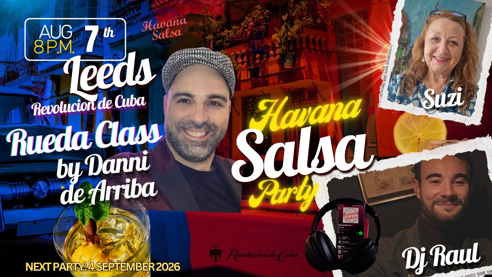 FIESTA CUBANA CALIENTE - CUBAN SALSA PARTY "Leeds' Favourite Cuban Salsa Party is Back!"
