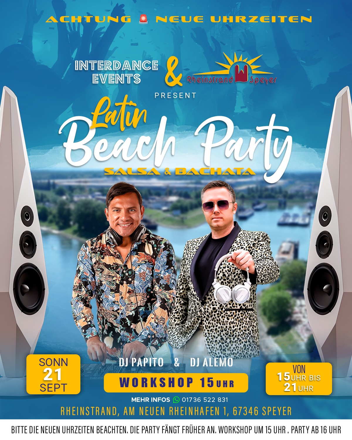 ⭐️ Latin Beach Party - Open Air in Speyer ⭐️ 21. Sept 2025 ⭐️