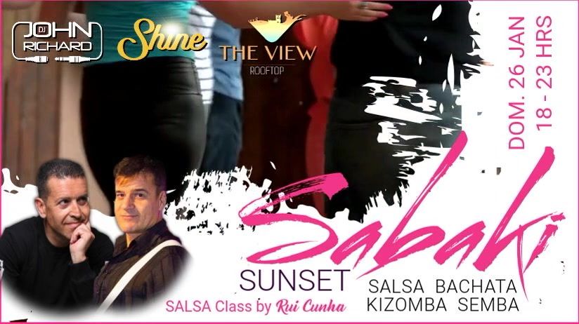 SHINE SaBaKi Sunset • DOM.26 Jan @The View Rooftop